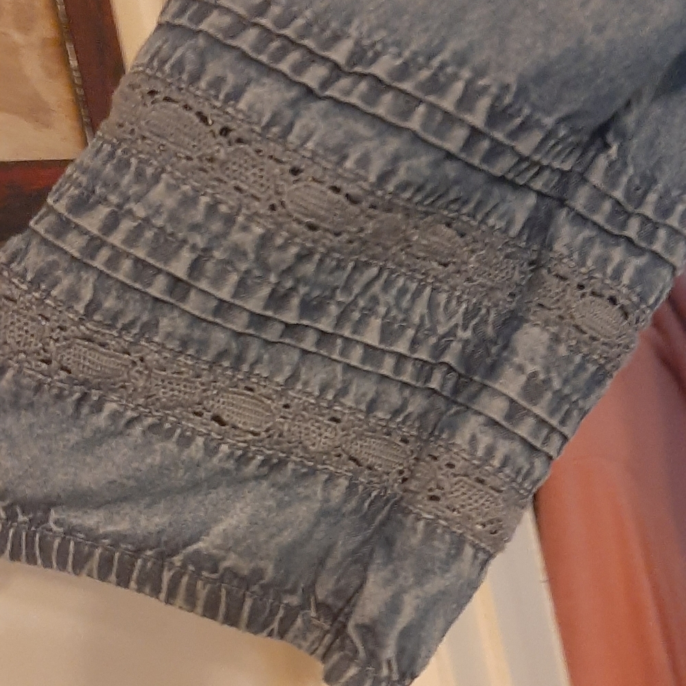 Lauren Conrad.     Denim shirt